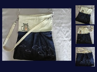 小猫小鱼双截包